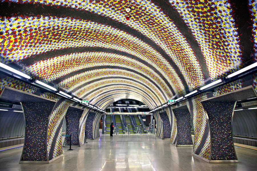 metro 4 Budapest, stazione Szent Gellert